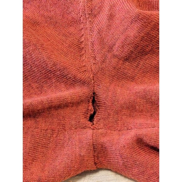 Rachel Zoe Womens XL Lightweight Sweater Extra Fine Merino Wool Half Sleeve Soft - Picture 8 of 8